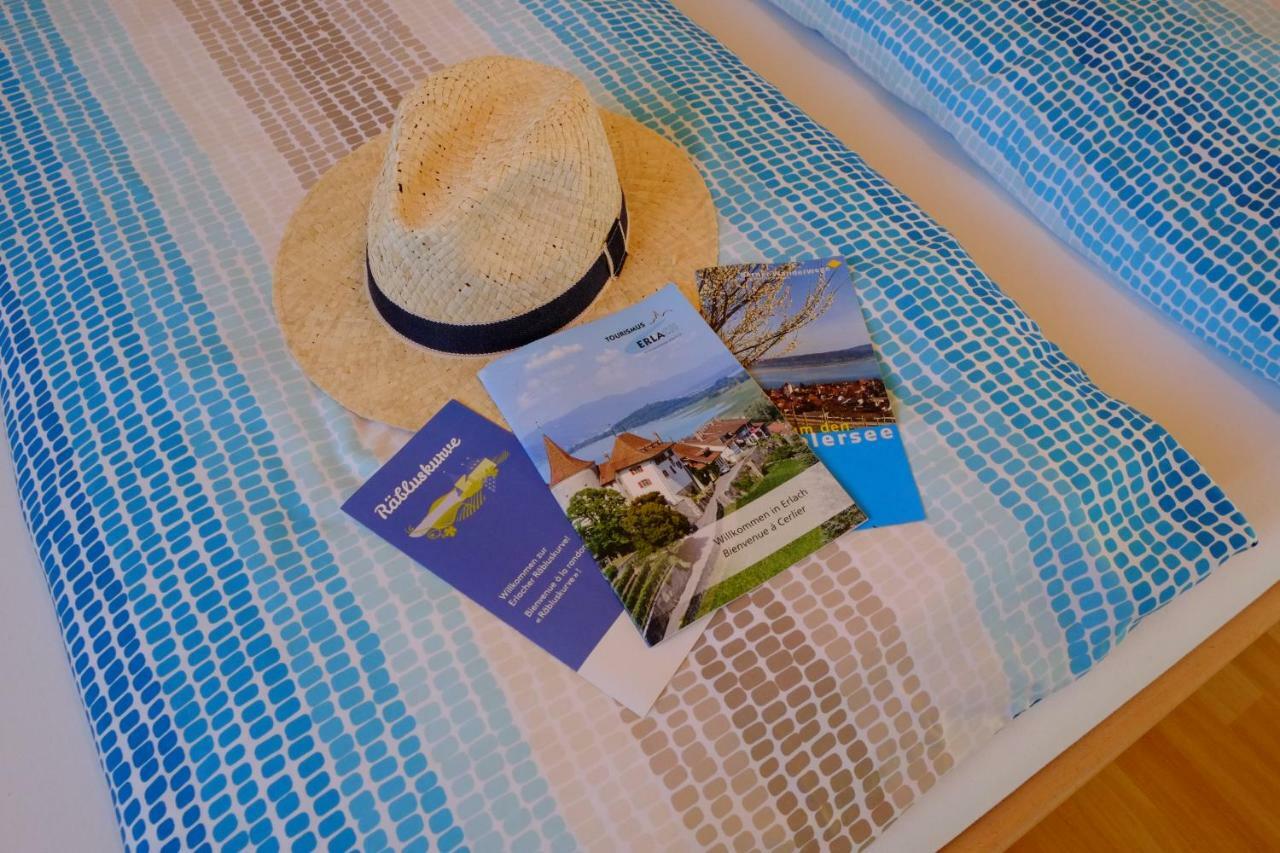 Ferienzimmer Zülli Erlach Exterior foto